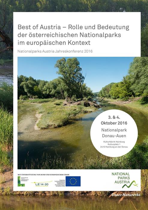 Einladung zur Nationalparks Austria Jahreskonferenz 2016
